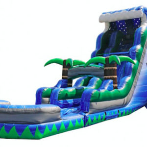 20 Foot Blue Wave Water Slide